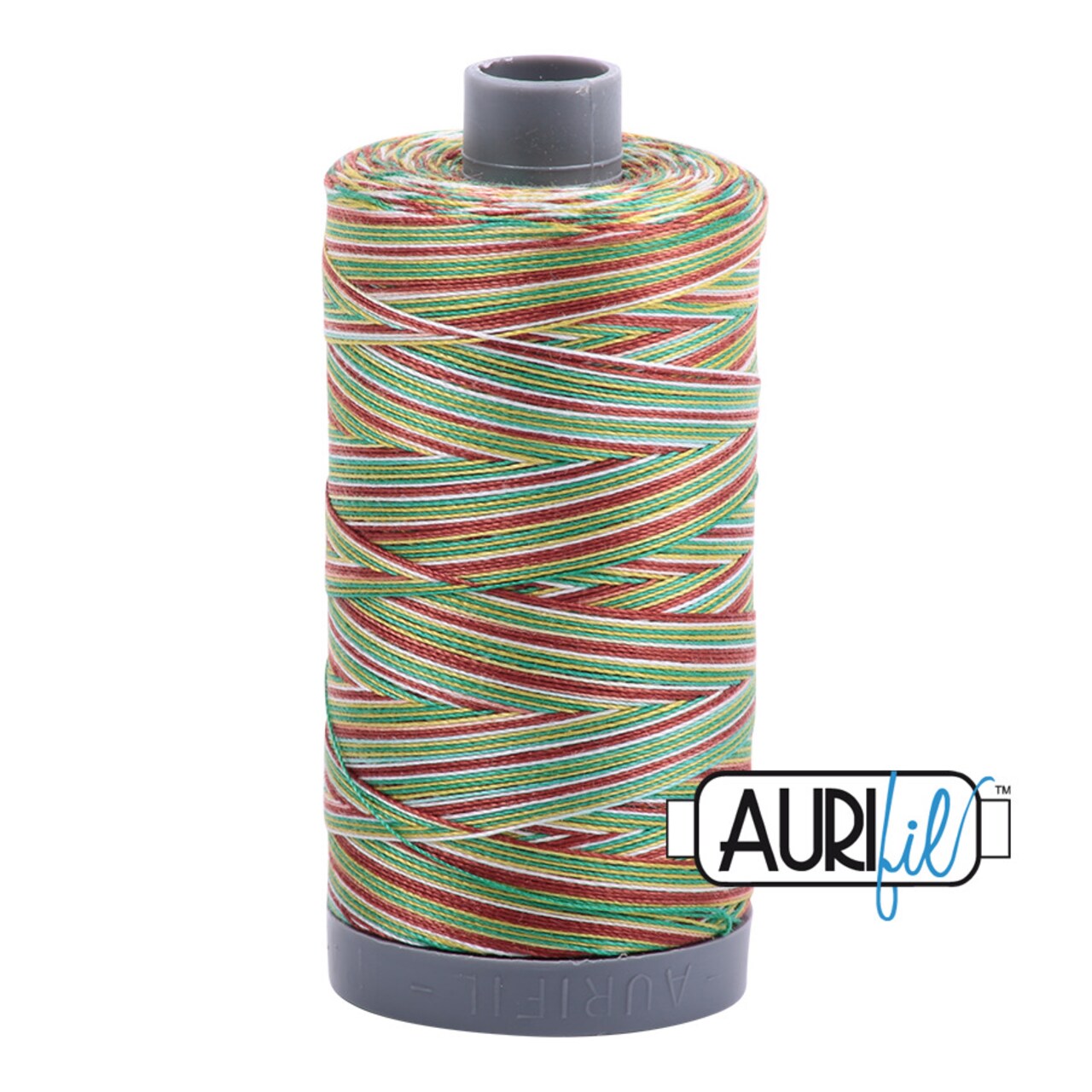 Leaves - Variegated (4650) | 28wt Large Spool (750M / 820Y) | Aurifil Thread